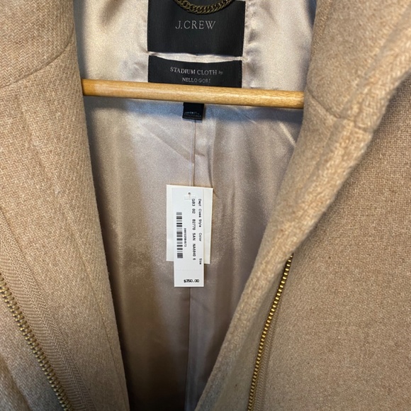 J.CREW NELLO GORI STADIUM CLOTH COAT - NEW - Picture 2 of 3